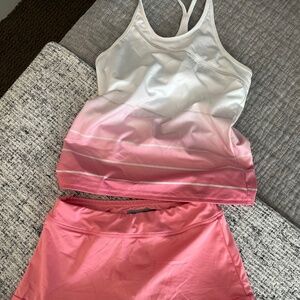 inphorm - Girl's Tennis Matching Shirt and Skirt - M (8-10)